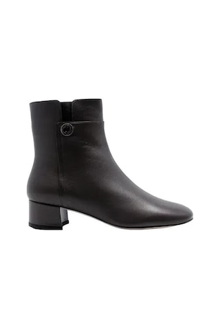 Poletto Hakiki Deri Kahve Bot Topuklu 9916 01 S-1358 Kahve