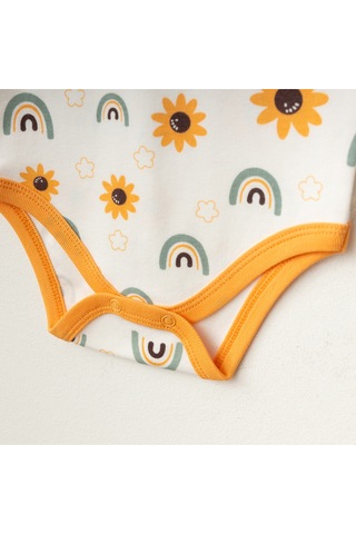 Crazy Baby Body 3'lü Takım Turuncu
