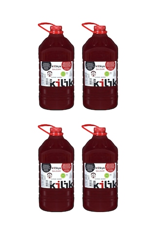 Kilikya Şalgam Suyu Acılı 3 Lt X 4 Adet