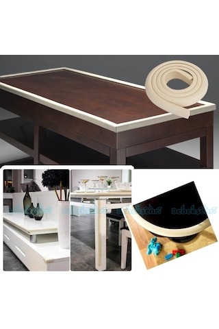 Evokids Kauçuk Kenar Koruyucu Krem Rengi Çok Renkli