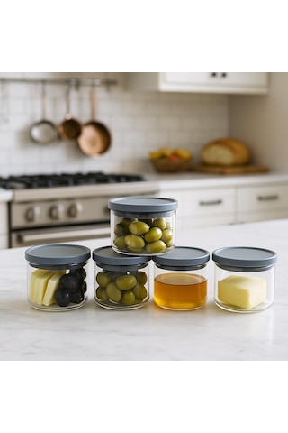 400 Cc Sade Plastik Kapaklı Kahvaltılık 90 X 70+400 Ml Beyaz