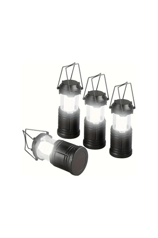 Xuweiwei 4 Adet Kamp Lambası Yeni Ultra Parlak Led Kamp Işıkları Taşınabilir Teleskopik Yapışkan Çadır Aydınlatma El Feneri İç Dış Mekanlar İçin Altın