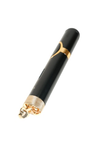 Parmida Tek Torch Pürmüz Siyah Gold Delici Sehpahlı Metal Puro Çakmağı Tr10037