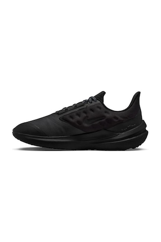 Nike Air Winflo 9 Shield Dm1106-007 Siyah Erkek Koşu Ayakkabısı Siyah