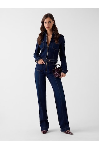 Guess Nicky Straight Kadın Jean Pantolon W6ra3fd6881 İndigo