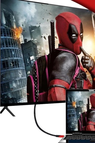 Hdmı Kablosu 1.5 Metre Hdtv Bilgisayar Uydu Görüntü Ses Full Hd Sargılı Görüntü Aktarma Kablosu