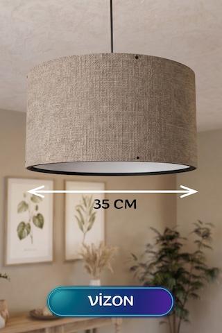 Vizon Kumaş Başlıklı Sarkıt İze 35 Cm Diğer