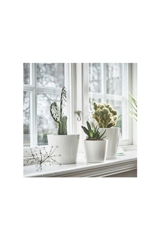 Ikea Sojaböna Toprak Saksı, Beyaz, İç Mekan 61694740