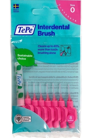 Tepe Interdental Arayüz Fırçası 8'li 0.4 MM