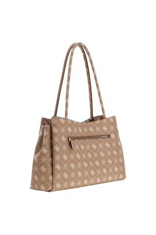 Guess Carrie Logo Kadın El Ve Çapraz Çanta Hwgp9898220 Bej