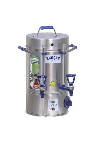 Ekoçay 50 Bardak 6 L Çay Makinesi Inox Ekoçay 50 Bardak 6 L Çay Makinesi Inox