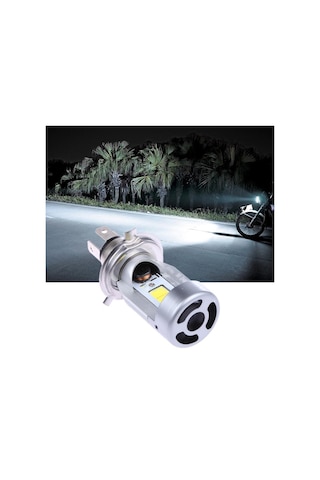 Motosiklet 12v 35/35w Led Zenon Ampul H-4 Beyaz Işık Hsb-1012