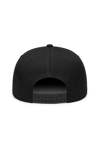 Maviş Tuhafiye Hip Hop Snapback Cap Modern Siyah Şapka Logosuz