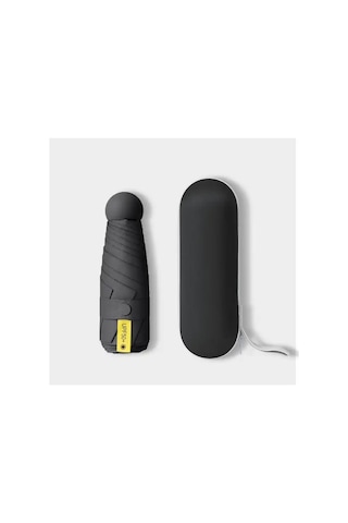 Bliss Umbrella 8 Telli Kapsül Şemsiye Siyah