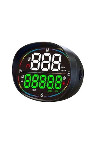 Monyee H3 Gps+bds Çift Modlu Araç Üstü Görüntüleyici - Hız, Zaman, Yön, Mesafe, Alarm Ve Yorgunluk Uyarısı İle Evrensel Usb Tak Ve Kullan Ekranı