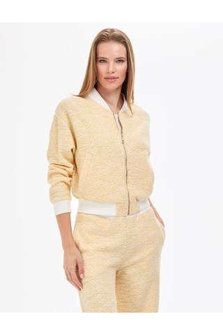 Pierre Cardin Kadın Limon Hırka Örme 50319913-vr035