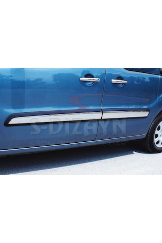 Peugeot Partner Tepee Krom Yan Kapı Çıtası 4 Prç 2008-2018