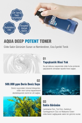 Dashu Mens Aqua Skin Care Erkeklere Özel Nemlendirici Cilt Bakım Seti
