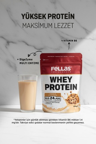 Fellas Whey Protein Tozu - Kurabiye Aromalı 175 G Kurabiye