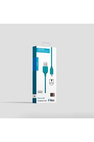 Ttec Micro Usb Kablosu 120Cm Turkuaz 2Dk7530Tz (434465686)