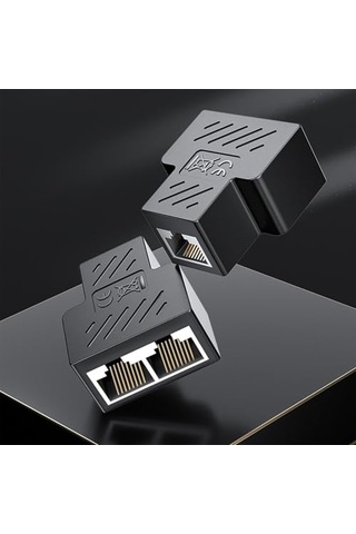 To 2 Ethernet Splitter Çoğaltıcı Adaptör
