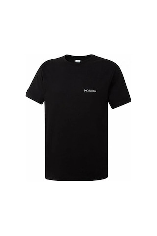 Columbia CSC M Basıc SM Logo Brushed SS Tee Erkek Tişört Siyah CS Siyah