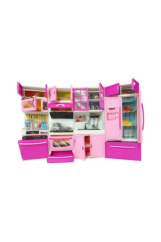 4 Lü Mutfak Seti Kitchen Set Kız Oyuncak 4 Ünite