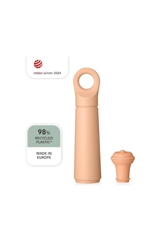 Vacu Vin 7811606 Şarap Vakum Seti 1 Pompa 1 Şarap Tıpası Somon Pembe