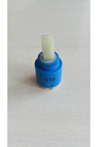 Stecell Ste-25 MM Çift Girişli Kartuş Sıcak Soğuk Girişli Mavi