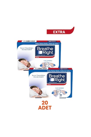Breathe Right Extra Boy Burun Bandı 2 x 10 Adet