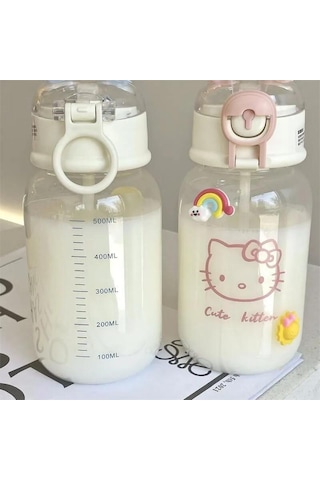 Folinda 0.5l Pembe Kartoon Tasarım Termos Bardak - 12 Saat Isı/sıcaklık Saklama, Dayanıklı Plastik Ve Paslanmaz Çelik İç, Taşınabilir Günlük Kullanım Yeşil