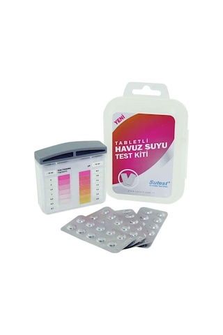 SUTEST HAVUZ SUYU TEST KİTİ AS SERİSİ - TABLET
