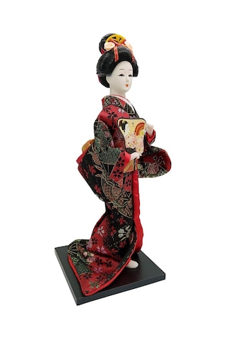 Japon Kimonolu Geyşa Bebek Kabuki Biblo 30 Cm No.21 Anime