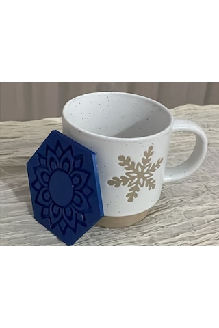 Mandala Tasarım Bardak Altlığı Dekoratif Bardak Altlığı Diğer
