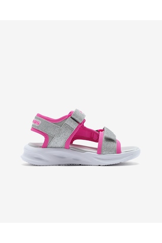 Skechers Sola Glow Sandal Büyük Kız Çocuk Gri Işıklı Sandalet 303024l Slhp Gri