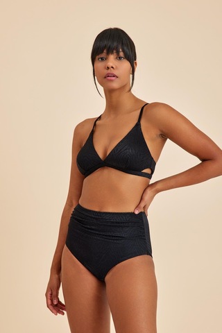 Bali Siyah Yüksek Belli Toparlayıcı Bikini Alt Siyah