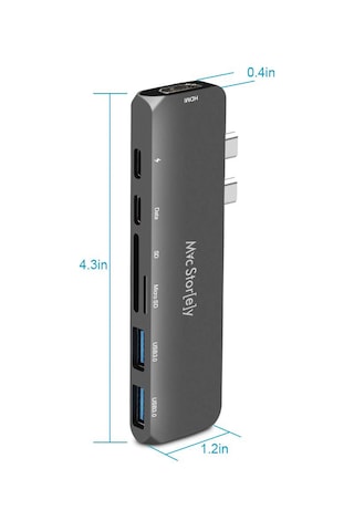 Apple Uyumlu MacBook Pro 14 16 M1 M2 M3 M4 Ve Air 13 15 M1 M2 M3 M4 Type C Hub 7 İn 1 Hdmı 100w Pd Çoklayıcı