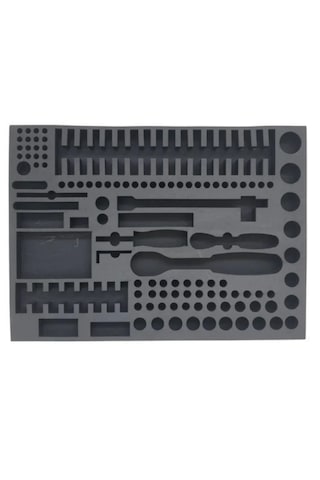 1/2" Ve 1/4" Lokma Takımı Uyumlu Eva Sünger Organizer