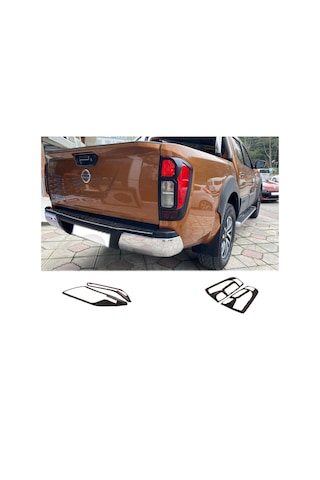 Space Nissan Navara Far Ve Stop Çerçeve Takımı Siyah 2015+ Np300