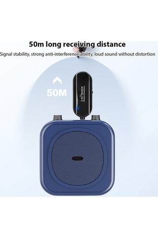 Artfulabode Profesyonel 2'li Kablosuz Mikrofon Seti - 50m Menzilli Kulaklık & El Mikrofonu