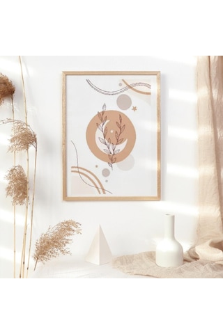 3'lü Bohem Naturel Desen Foreks Tablo