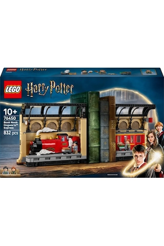 LEGO® Harry Potter™ Kitaplık Dekoru: Hogwarts™ Ekspresi 76450 - 10 Yaş ve Üzeri Çocuklar için Oyuncak Yapım Seti (832 Parça)