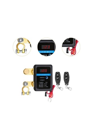 Besthome1 Araba İçin Kill Switch Verimli Güç Çift-uzaktan-kumanda, Kırmızı, Model X, Boyut Y, Otomobil Ve Off-road