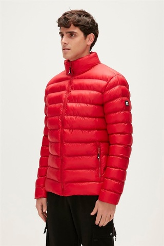 Bad Bear Boss Puffer Erkek Mont-6497 Kırmızı