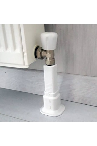 2 Adet Beyaz Kalorifer Petek Boru Gizleme Aparatı Kare