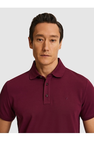 Cacharel Erkek Bordo Tişört Basic 50320657-vr014 Kirmizi