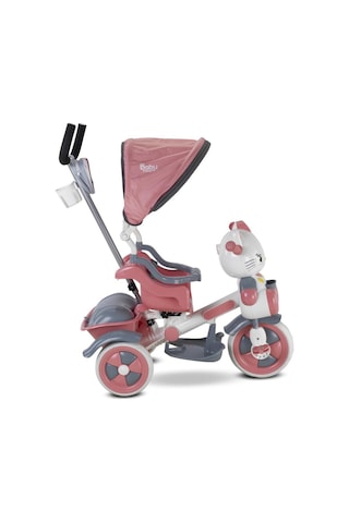 135 Kety 3 Üçteker İtmeli Bebek & Çocuk Bisiklet Pastel Pembe
