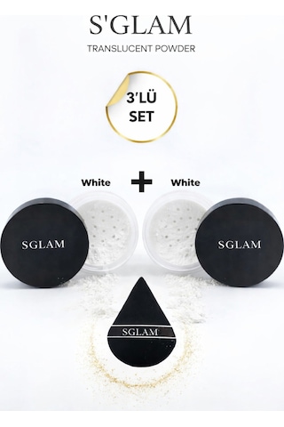 Pudra Seti Ve Pudra Süngeri White-white White-white Diğer
