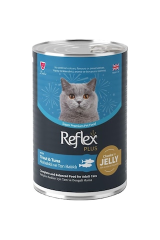 Reflex Plus Karışık Yetişkin Kedi Konservesi 400 Gr 12 Adet