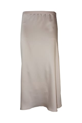 BULALGİY Kadın Kum Saten Uzun Etek - BGA00059M